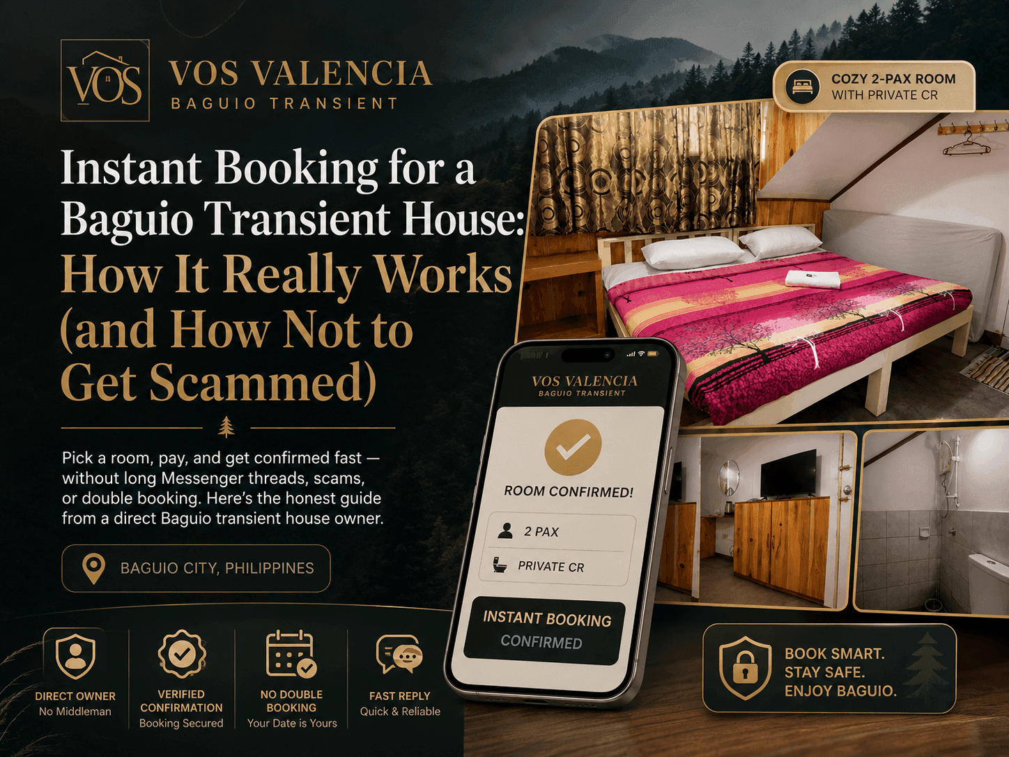 Instant Booking for a Baguio Transient House: How It Really Works (and How Not to Get Scammed)
