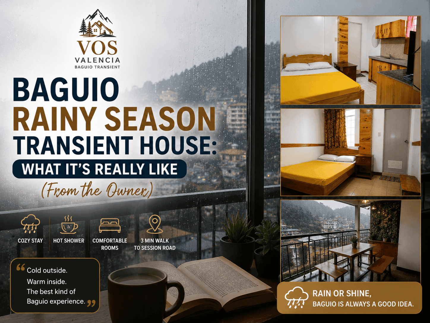 Baguio Rainy Season Transient House: What It's Really Like (From the Owner)