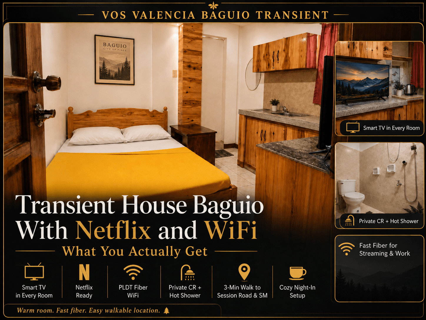 Transient House Baguio With Netflix and WiFi: What You Actually Get