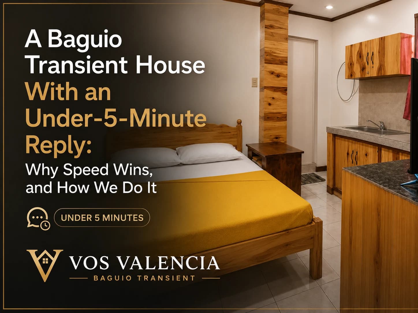 A Baguio Transient House With an Under-5-Minute Reply: Why Speed Wins, and How We Do It